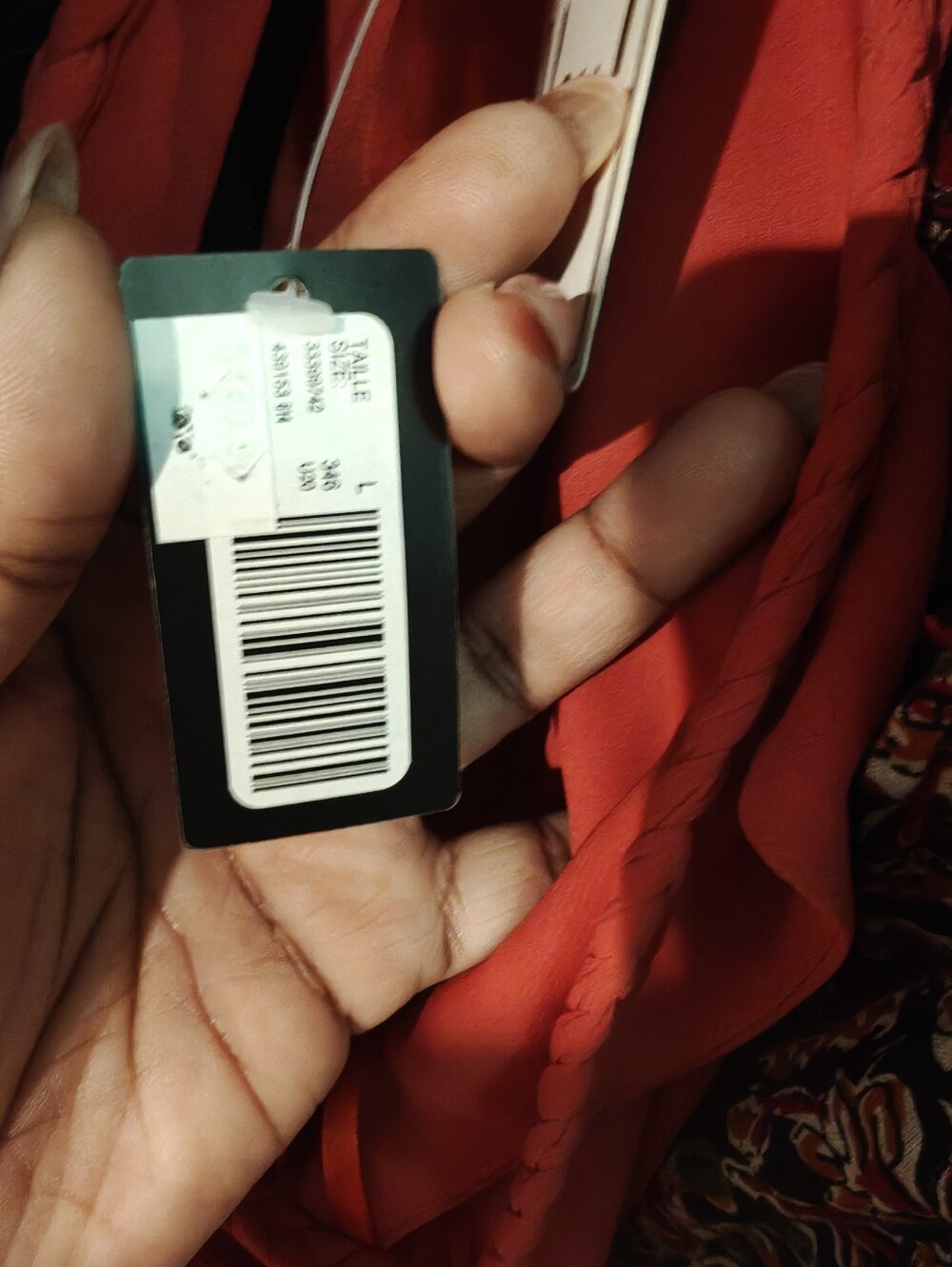 NWT RW&CO | Coral Pleated Midi Dress | Wedding Guest Cocktail Summer | Size L - Picture 5 of 6